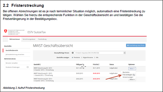 MWSt-Abrechnung Online – Dr. Tax Helpdesk